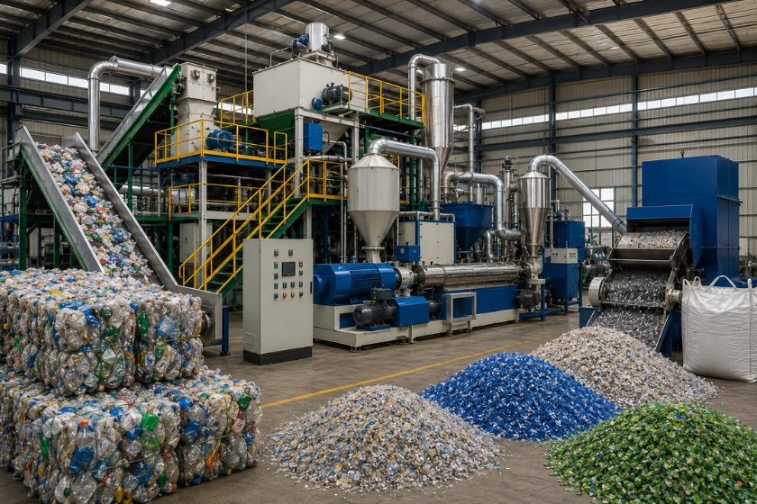 Plastic recycling plants