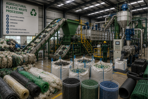 agricultural plastic waste.